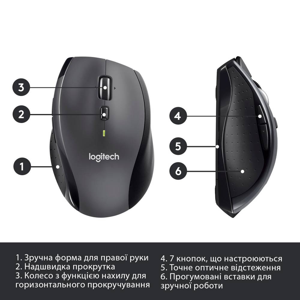 Фото Мышь LOGITECH Wireless Mouse M705