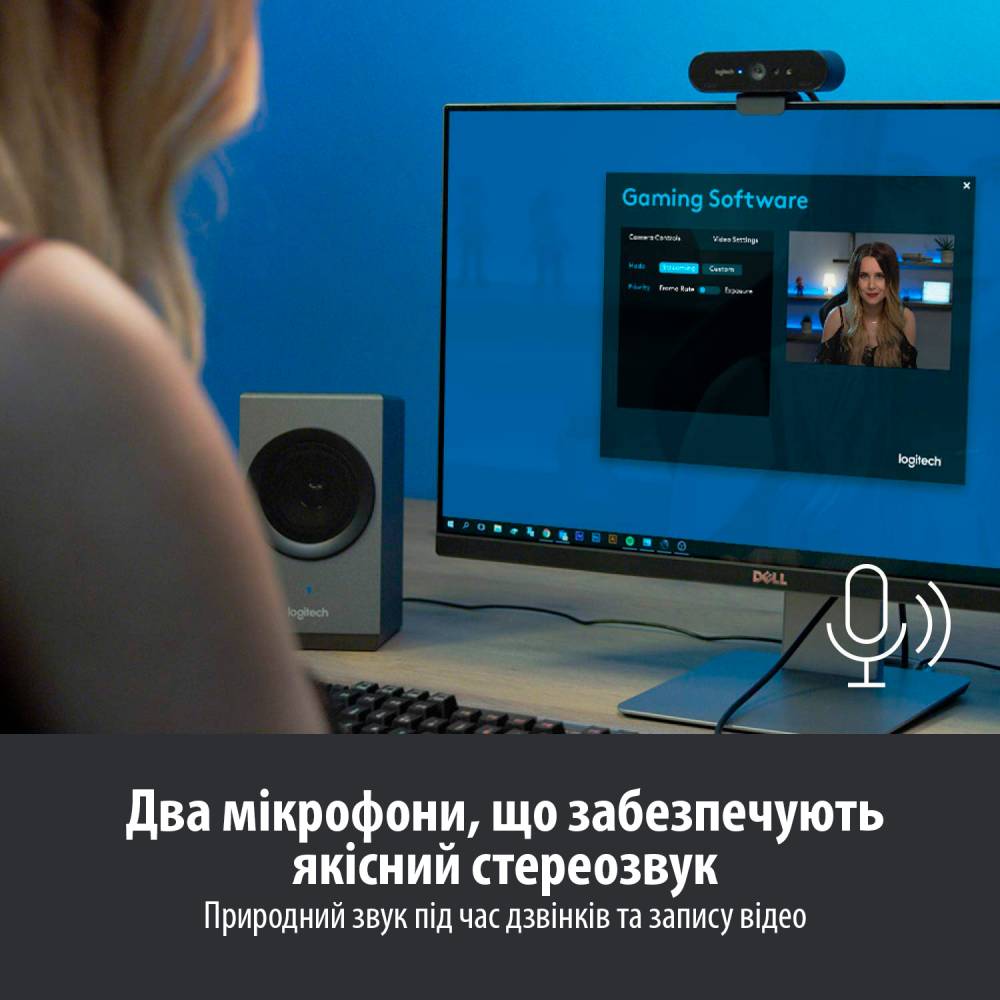 Web-камера Logitech BRIO 4K Stream edition (L960-001194) Спосіб фокусування автоматична