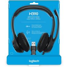 Гарнітура LOGITECH USB Headset H390 black (981-000406)