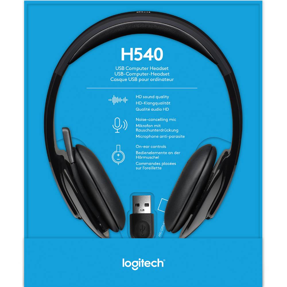 Зовнішній вигляд Гарнітура LOGITECH Stereo Headset H540