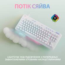 Клавиатура LOGITECH G713 Gaming UA Linear White (920-010678)