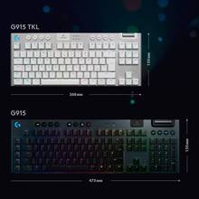 Клавіатура Logitech G915 Gaming TKL LIGHTSPEED Wireless RGB White (920-009664)