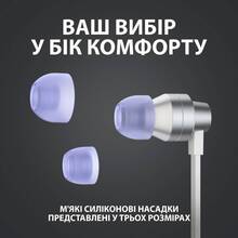 Гарнітура Logitech G333 Gaming Earphones White (981-000930)