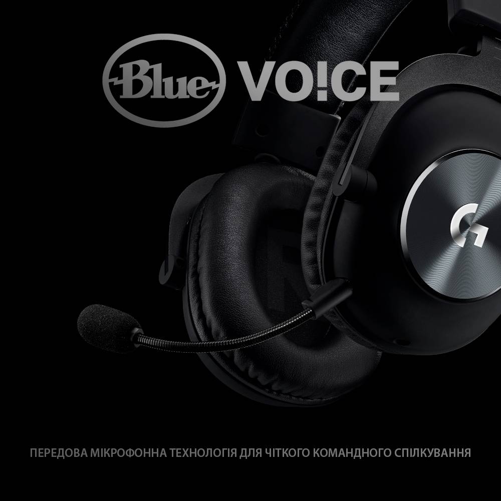 Фото Гарнітура Logitech G PRO X Gaming Headset Black (L981-000818)