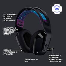 Гарнитура LOGITECH G535 LIGHTSPEED Wireless Gaming Headset BLACK-2.4GHZ (981-000972)