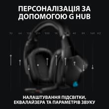 Гарнітура LOGITECH G935 Wireless 7.1 Surround LIGHTSYNC (981-000744)