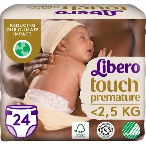 Подгузники LIBERO LiberoTouch Prema 0-2.5 кг 24 шт (7322541069999)