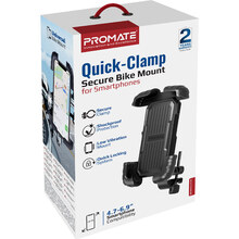Велотримач для телефону Promate BikeMount-2 Black (bikemount-2.black)