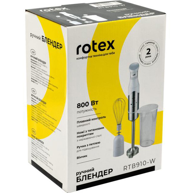 Фото Блендер ROTEX RTB920-W + RBA90-P Bundle