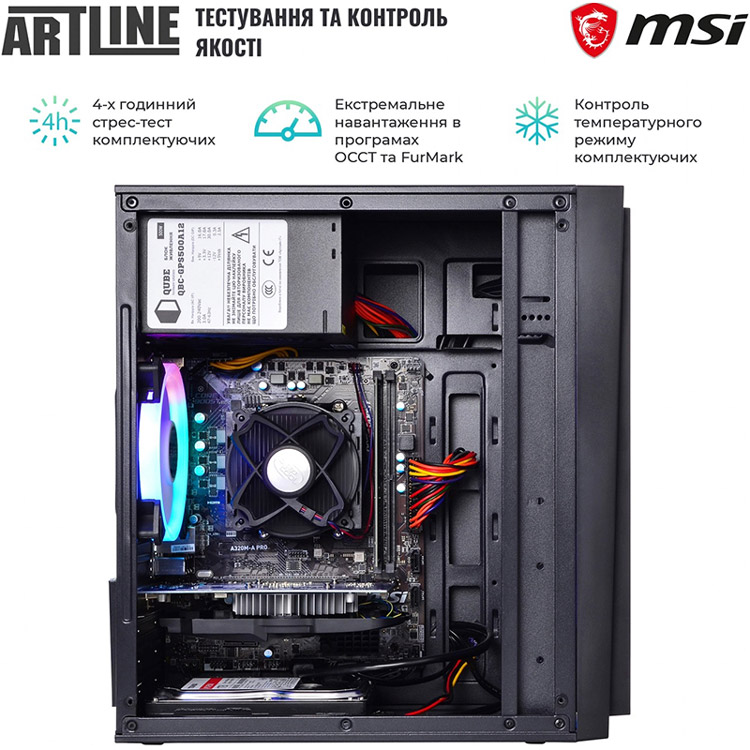 Комп'ютер ARTLINE Home H46v10Win Серія процесора AMD Ryzen 5