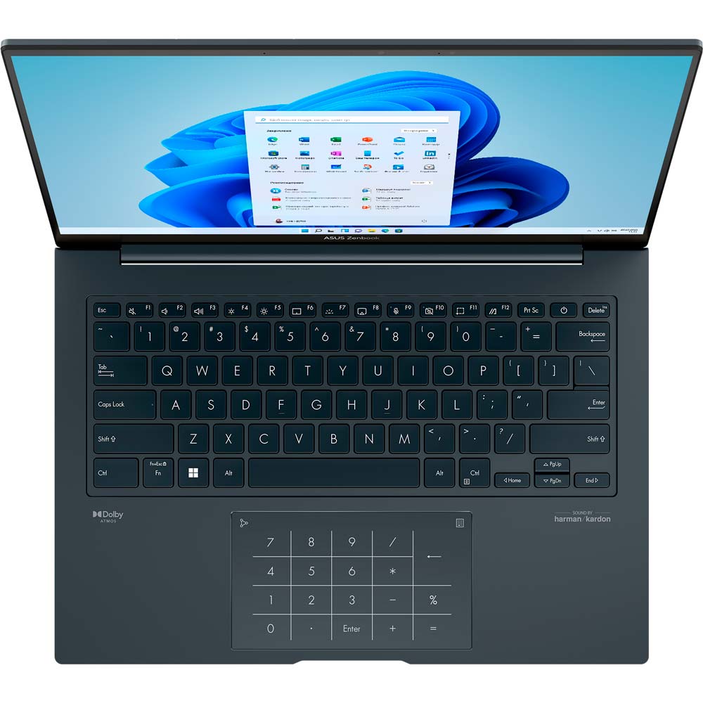 Фото Ноутбук ASUS ZenBook 14X OLED UX3404VC-M9026WS Inkwell Gray (90NB10H1-M00760)