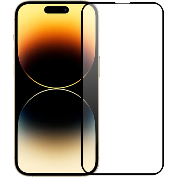 Захисне скло ARMORSTANDART Pro 3D LE для Apple iPhone 14 Pro Black (ARM65658)