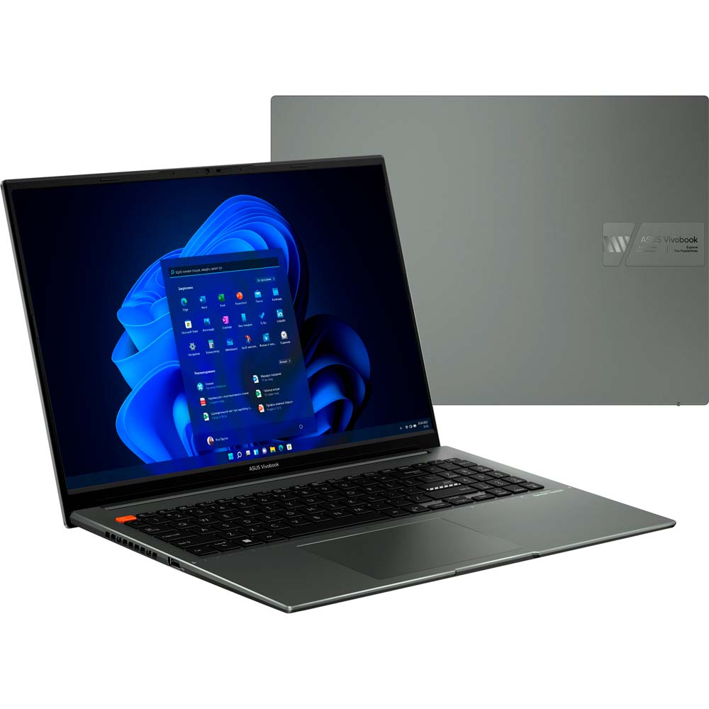 Внешний вид Ноутбук ASUS Vivobook S 16X OLED M5602RA-L2074X Midnight Black (90NB0XB1-M00370)