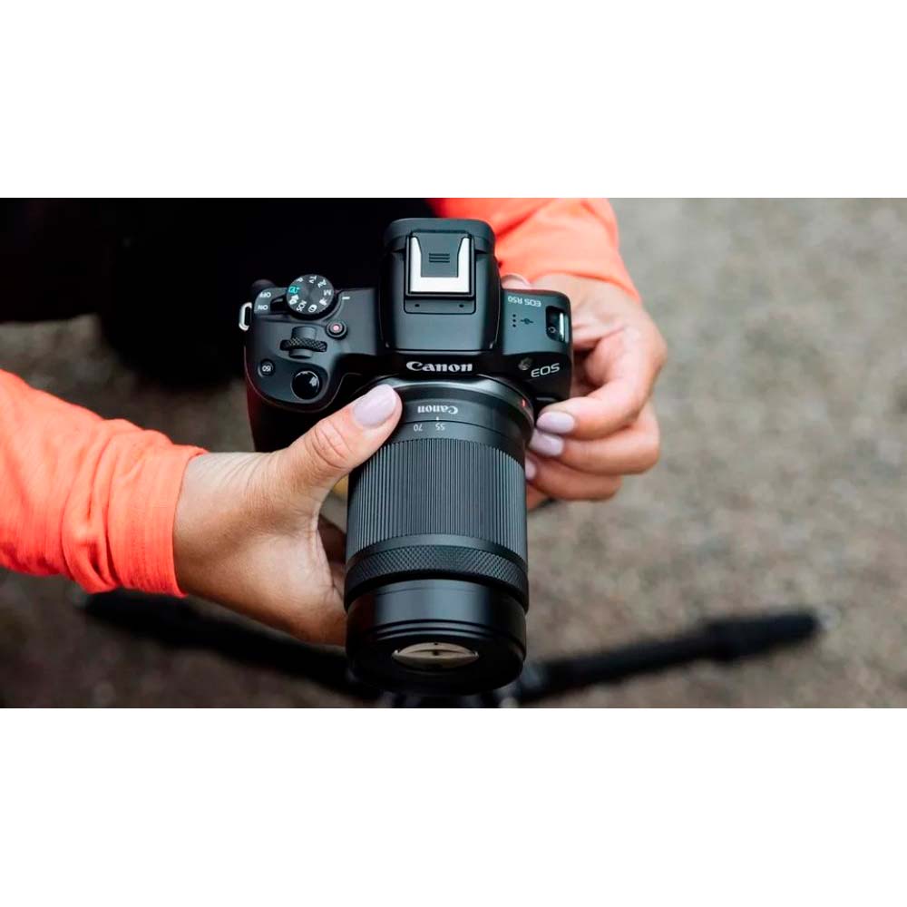 Зовнішній вигляд Об'єктив Canon RF-S 55-210 мм f/5.0-7.1 IS STM (5824C005)