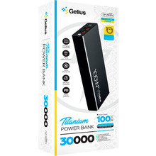 Powerbank GELIUS Titanium GP-PB301 100W 30000mAh Black (92305)