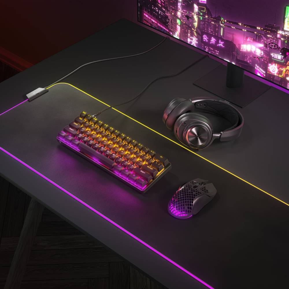 Зовнішній вигляд Клавіатура STEELSERIES APEX 9 Mini Black (SS64837)