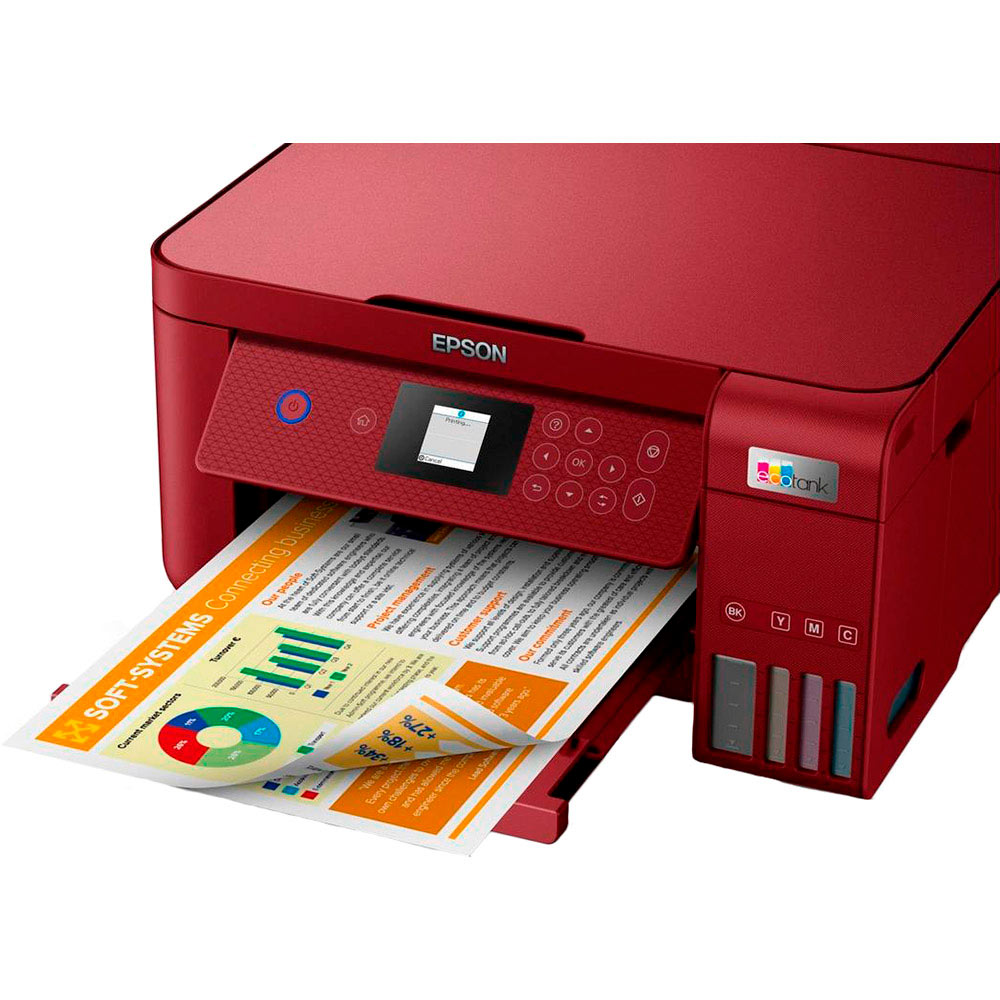 БФП струменевий EPSON EcoTank L4267 Wi-Fi Red (C11CJ63413) Тип друку кольорова