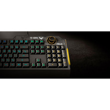 Клавиатура ASUS TUF Gaming K1 RGB 104key USB UA Black (90MP01X0-BKMA00)