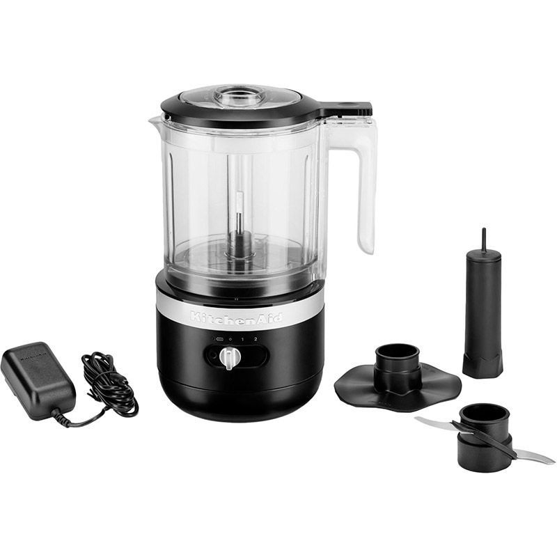 Зовнішній вигляд Кухонний комбайн KITCHENAID 5KFCB519EBM Black