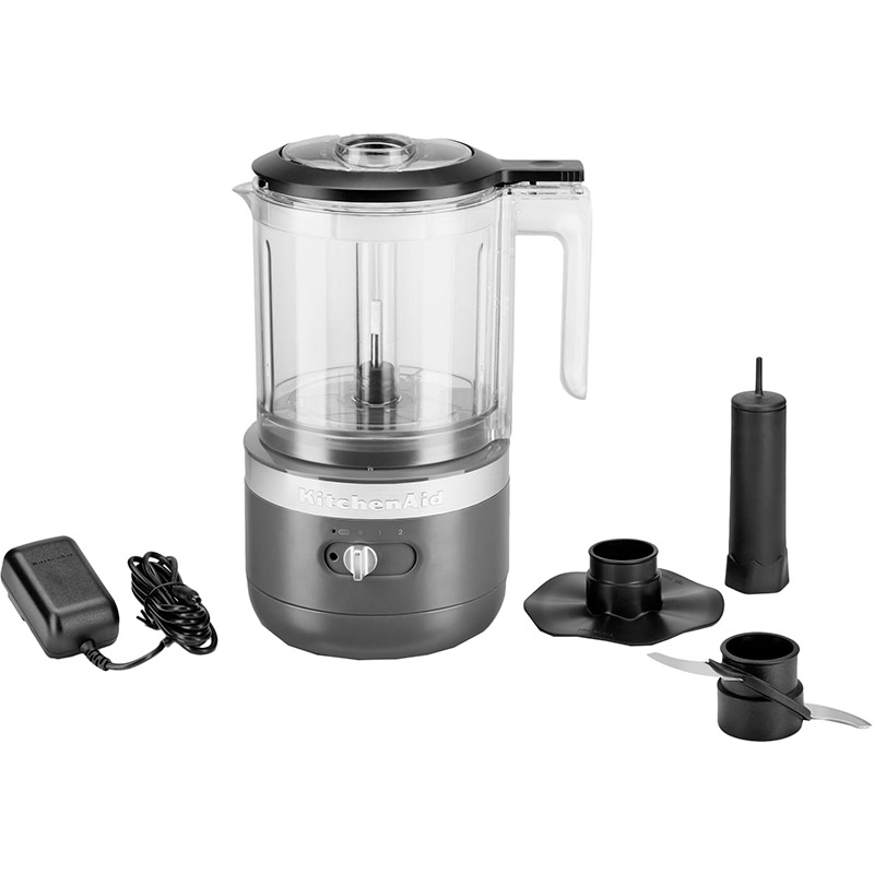 Зовнішній вигляд Кухонний комбайн KITCHENAID 5KFCB519EDG Grey