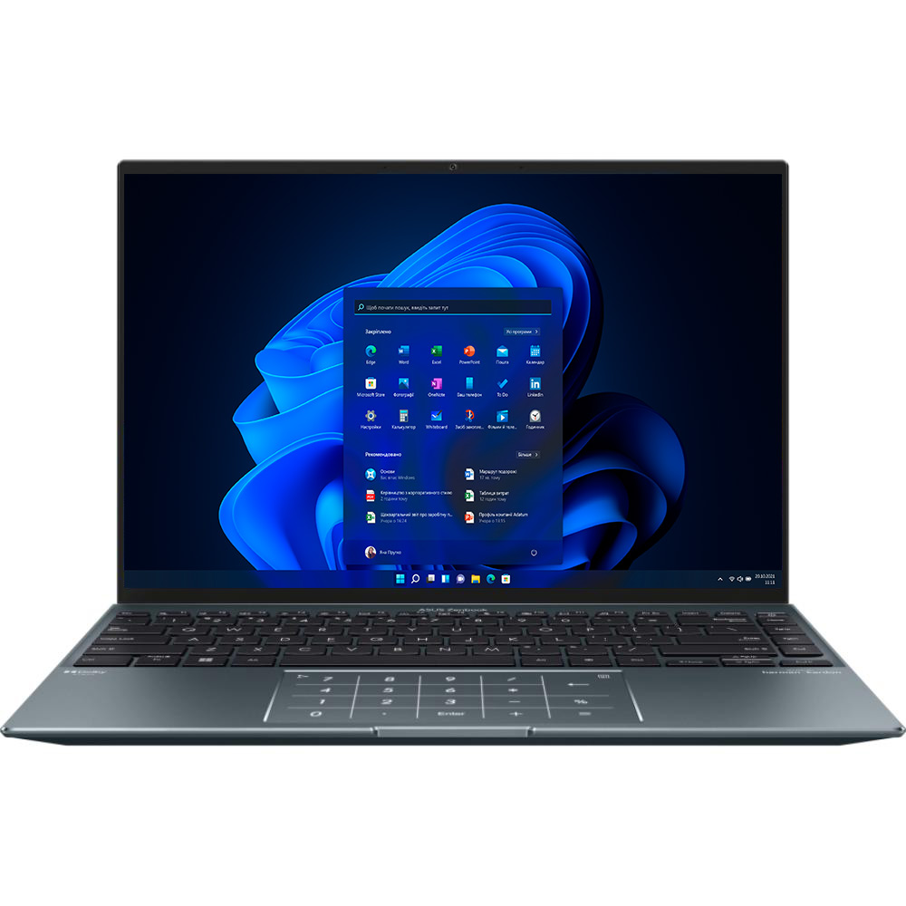 Ноутбук ASUS Zenbook 14X OLED UX5401ZA-L7065X Pine Grey (90NB0WM5-M004A0)