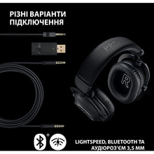 Гарнитура LOGITECH G PRO X 2 LIGHTSPEED Wireless Gaming Black (981-001263)