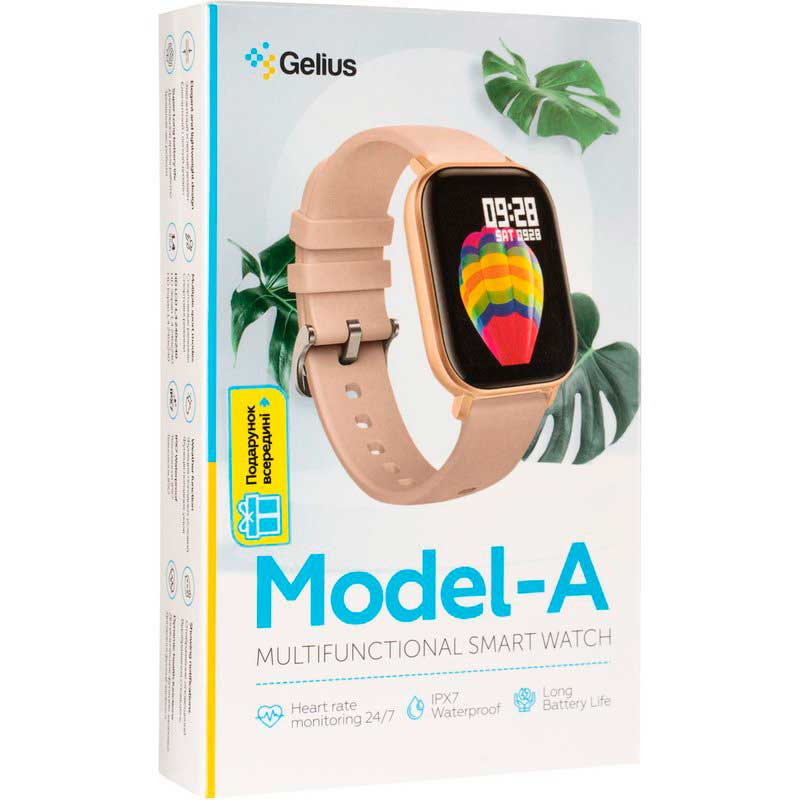 Смарт-часы Gelius Pro Model-A IPX7 Gold Совместимость iOS (Apple)