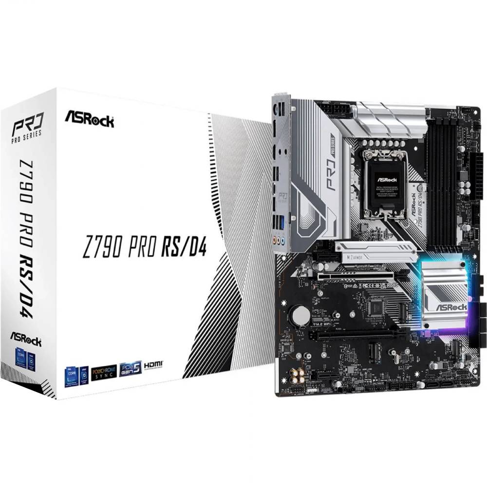 Внешний вид Материнская плата ASROCK Z790 PRO RS