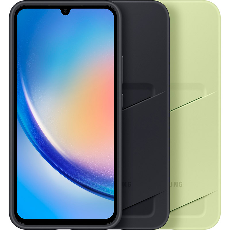 Чехол SAMSUNG Card Slot Case для Samsung Galaxy A34 Lime (EF-OA346TGEGRU) Цвет зеленый