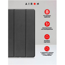 Чехол AIRON Premium для Xiaomi Redmi Pad 10.6" 2022 Black (4822352781087)