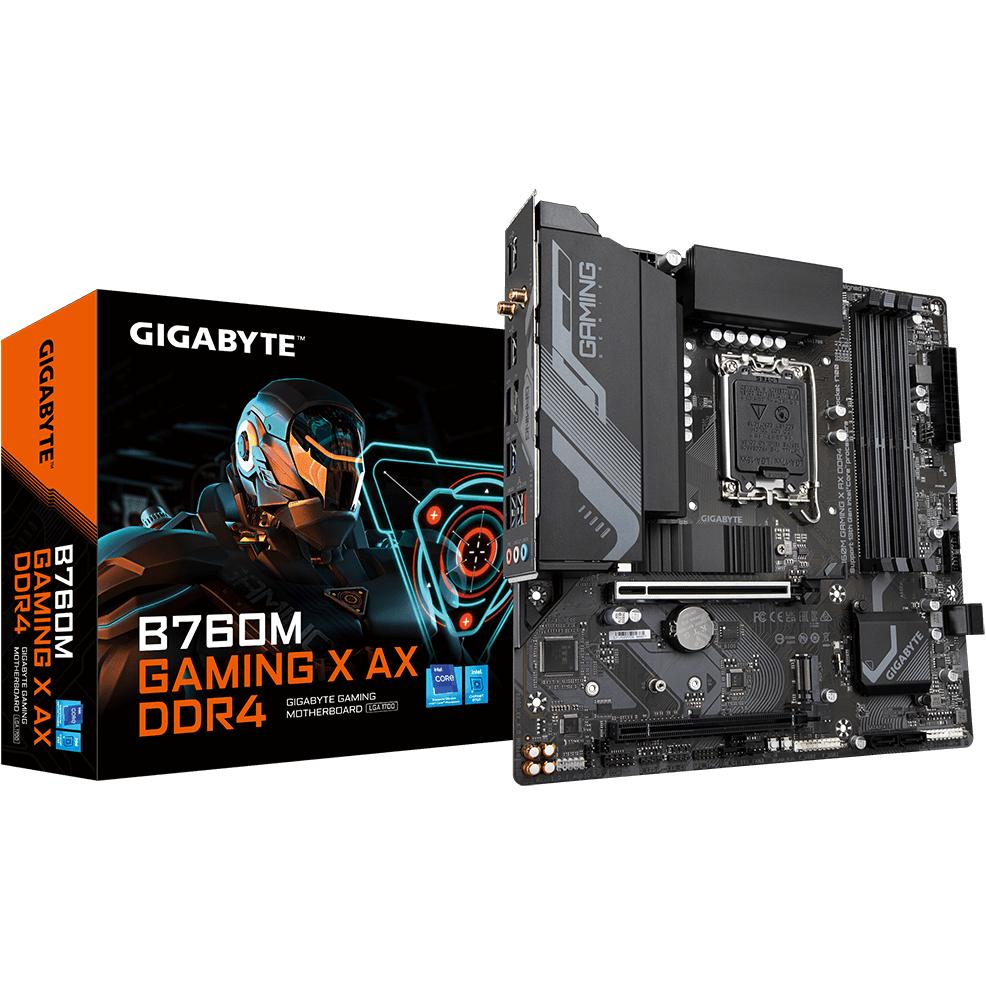 Зовнішній вигляд Материнська плата GIGABYTE B760M G X AX DDR4