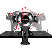 Автодержатель для телефона Baseus Osculum Type Gravity Car Mount Black (SUYL-XP01)