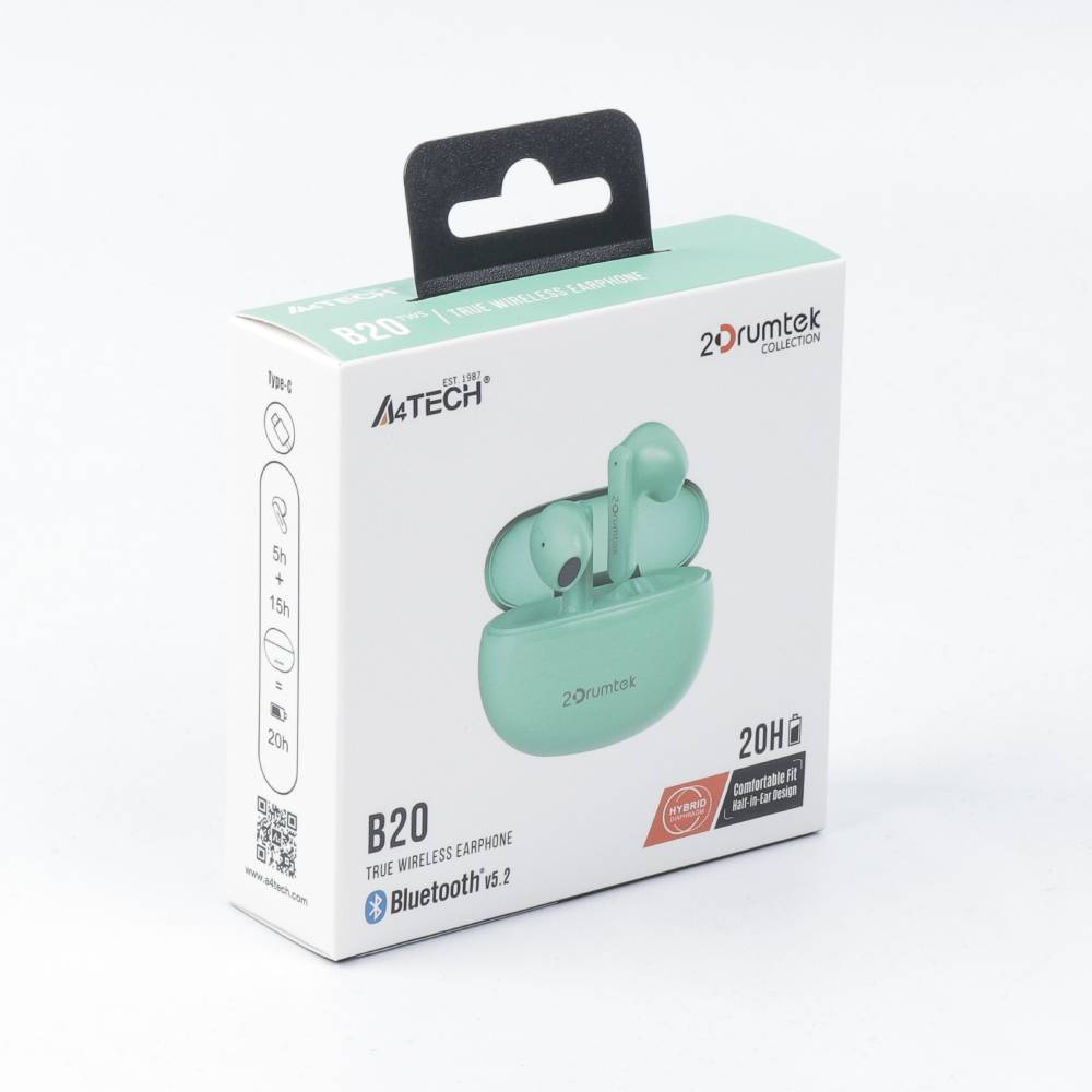 Внешний вид Гарнитура A4TECH 2Drumtek B20 (Mint Green)