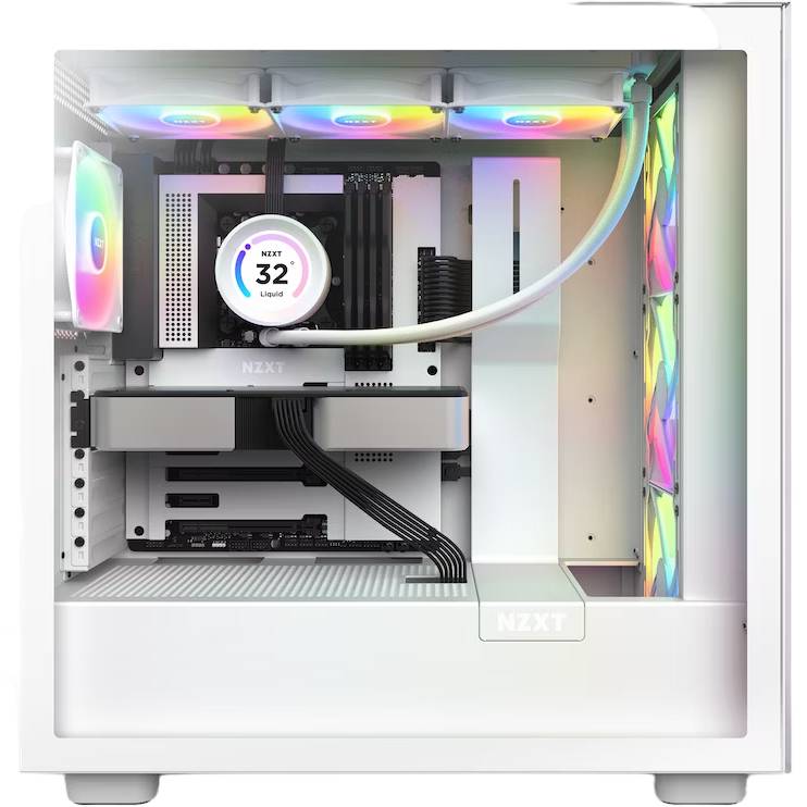 Система водяного охлаждения NZXT Kraken Elite RGB 360mm White (RL-KR36E-W1) Для сокета 1155