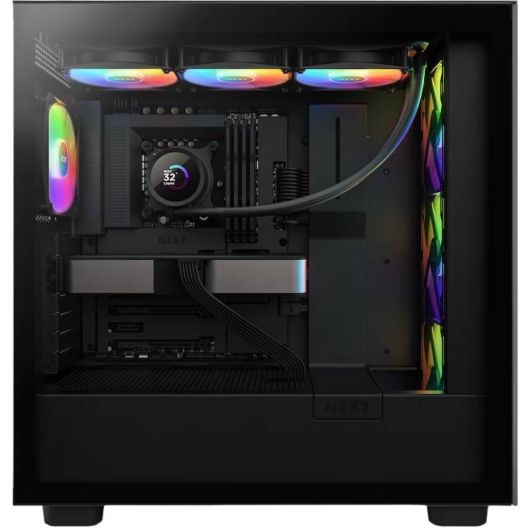 Зовнішній вигляд Система водяного охолодження NZXT Kraken RGB 360mm Black (RL-KR360-B1)