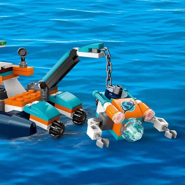 Зовнішній вигляд Конструктор LEGO City Дослідницький підводний човен 182 деталей (60377)