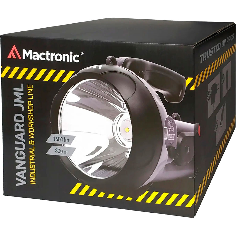 В интернет магазине Фонарь поисковый MACTRONIC JML 1600 Lm White Red LED Rechargeable (PSL0032)