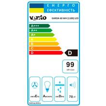 Витяжка VENTOLUX GARDA 60 WH (1100) LED