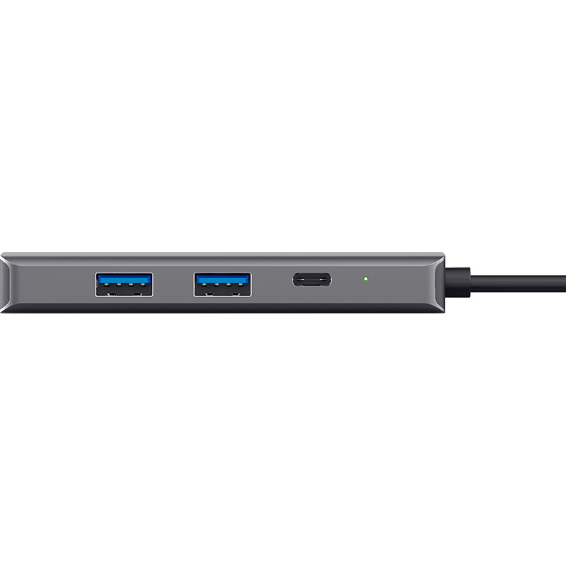 Внешний вид Док-станция TRUST Dalyx 6-in-1 USB-C Multi-port Dock Aluminium (24968)