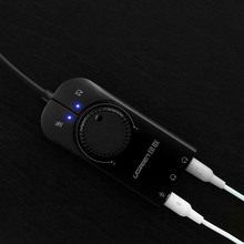 Звуковая карта UGREEN CM129 USB AUX jack TRS(Mic + Ear) SSS1629 Black (40964)