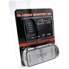 Спліттер MEDIA-TECH HDMI 5 ports HDMI switch Black (MT5207)