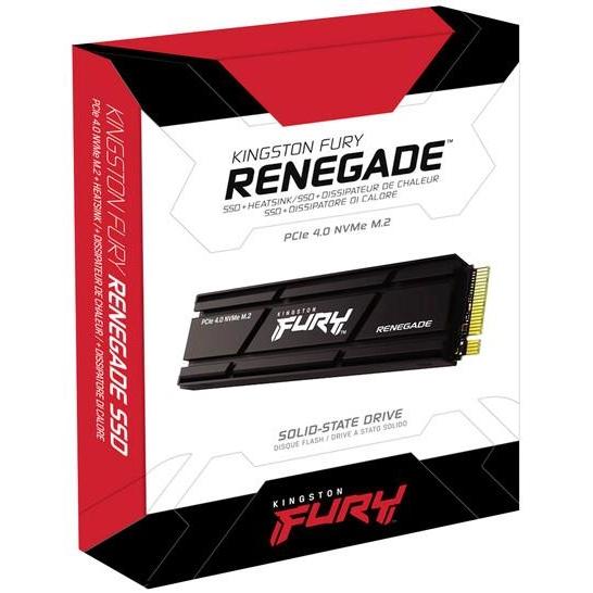 Внешний вид SSD накопитель KINGSTON M.2 4TB PCIe 4.0 Fury Renegade (SFYRDK/4000G)