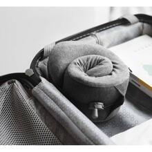 Подушка підголівник LF Massage sleep neck pillow Gray (LR-S100)