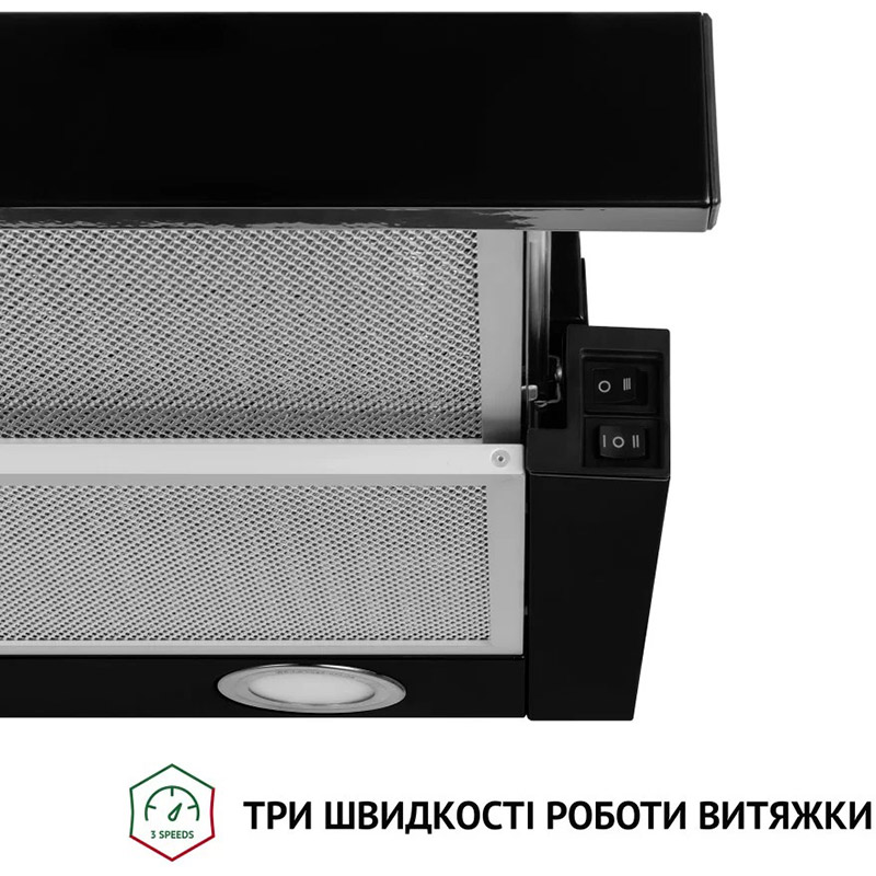 Вытяжка PERFELLI TL 6212 BL 700 LED (РН019402) Режим работы циркуляция