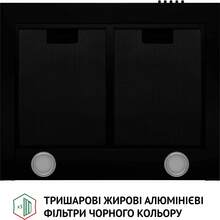 Вытяжка PERFELLI K 6610 BL 1000 LED