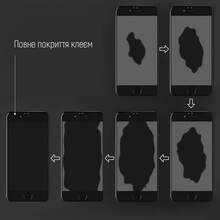 Защитное стекло COLORWAY Apple iPhone 15 9H FC glue Anti-Spy Black (CW-GSFGASAI15-BK)