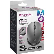 Мышь DEFENDER Auris MB-027 grey (52029)