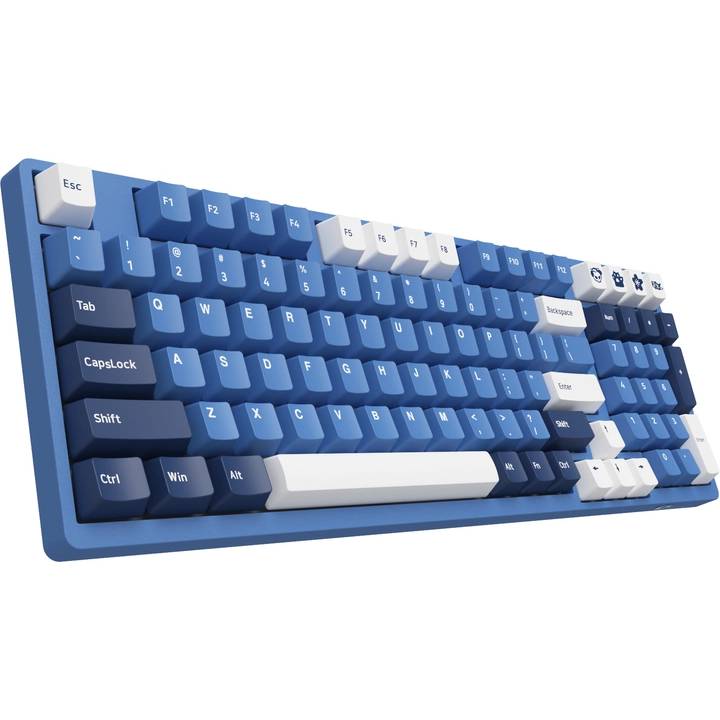 Клавиатура AKKO 3098DS Ocean Star DS Akko Orange Blue (6925758607070) Подключение проводное