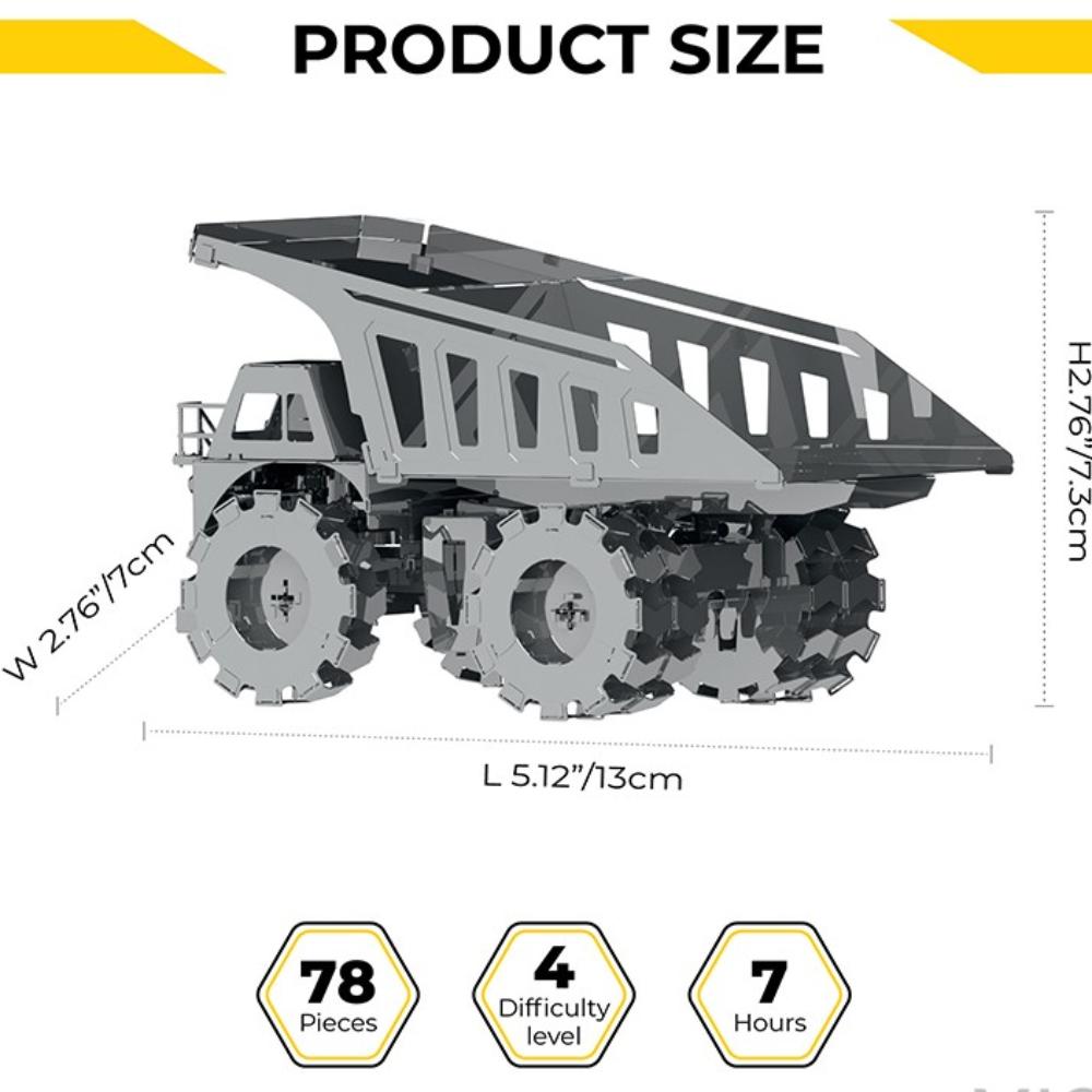 Конструктор METAL TIME Quarry Transporter (MT014) Тематика транспорт