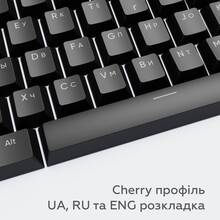 Набір кейкапів DARK PROJECT PBT KS-45 ENG/UA/RU Black (DP-KS-0045)